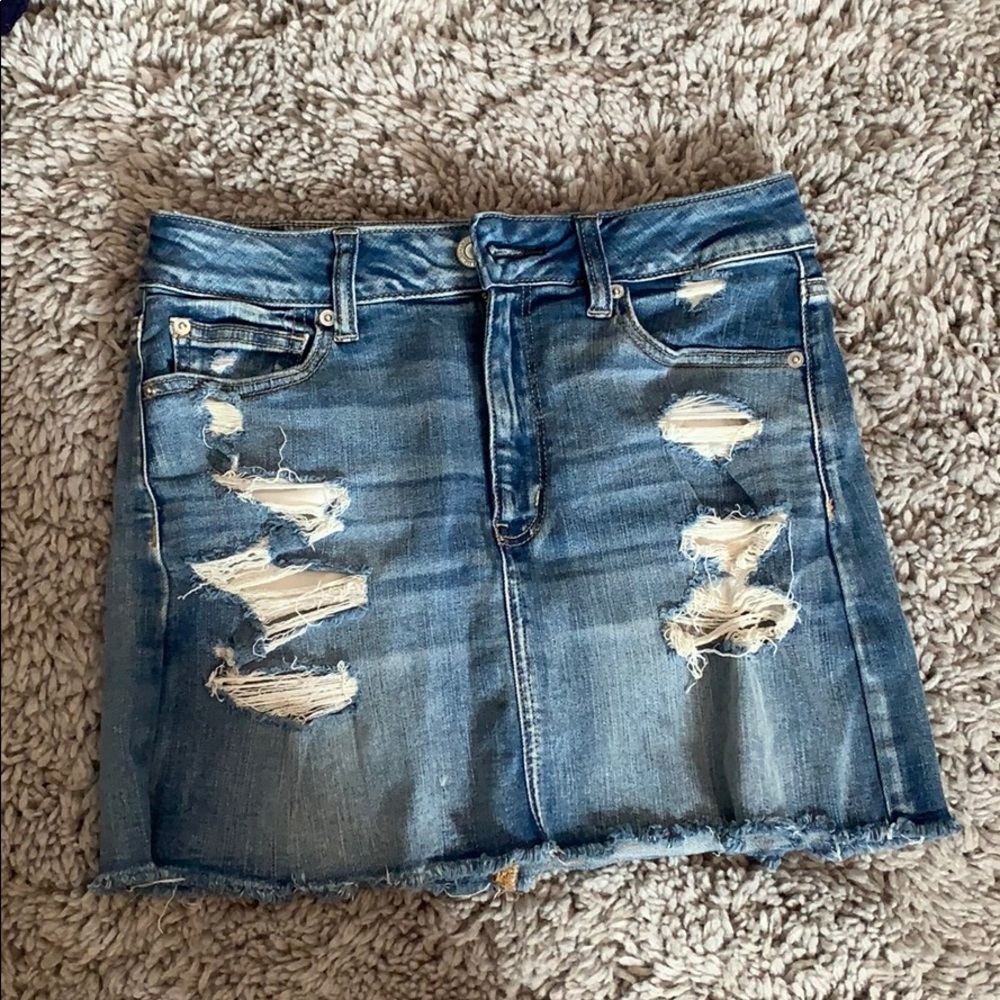 Size 8 AE Jean Skirt